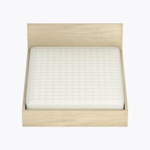 Practical wooden bed